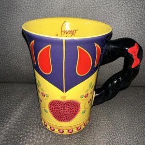 Rhinestone Disney Mug Snow White Apple Signature Dress Coffee Cup Deluxe Parks